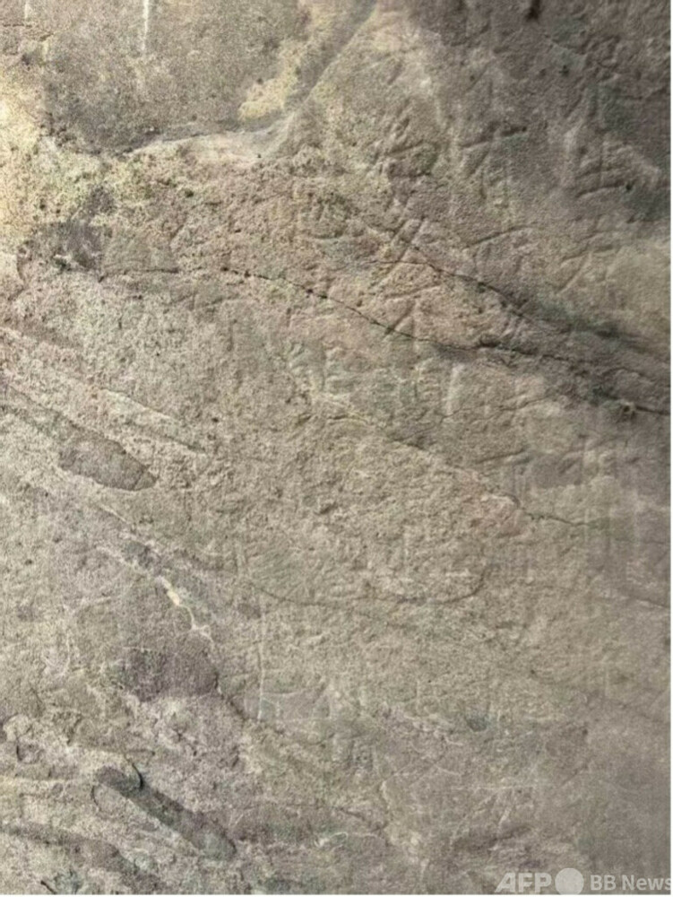 中国の龍門石窟 保護工事中に唐代の石刻「金剛経」を新たに発見