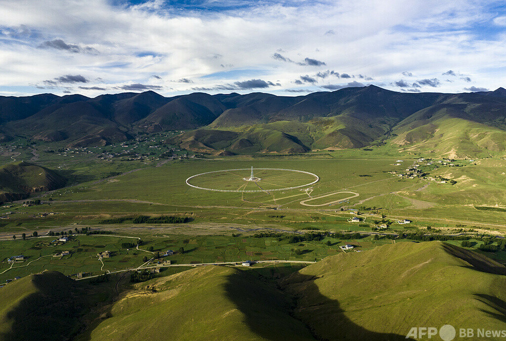 中国 世界最大規模の総合口径電波望遠鏡が完成 写真1枚 国際ニュース：AFPBB News
