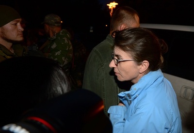 OSCE監視員を全員解放、ウクライナ親露派