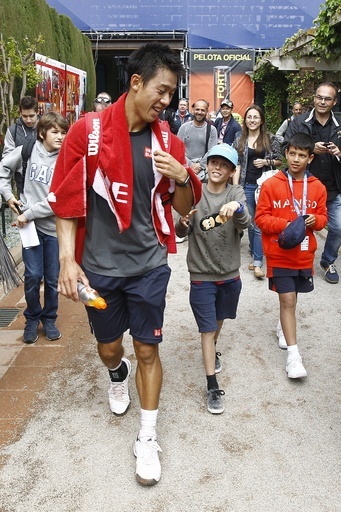 トップシードの錦織、ナダルらが調整 バルセロナ・オープン