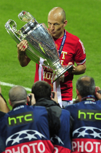 決勝点のロッベン、負の連鎖を断ち切り欧州CL初制覇