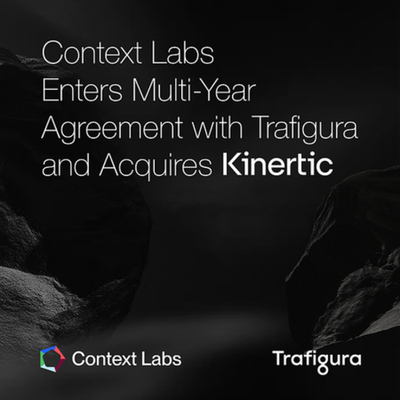 Context Labs、Trafiguraと複数年契約を締結し、炭素情報を反映した商品取引を推進するためKinerticを買収