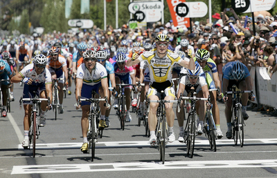 グライペル ツアー・ダウンアンダー第1ステージを制す