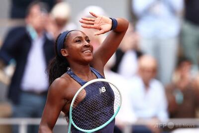 ガウフ、5年連続の全仏8強入り 準々決勝でキーズと激突へ