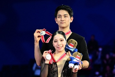 三浦/木原組が2位 NHK杯