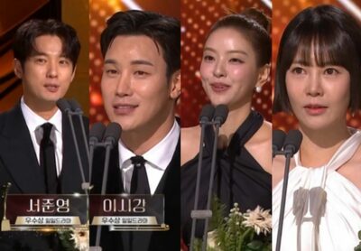 KBS演技大賞「優秀賞」にソ・ジュニョン＆イ・シガン＆ナム・サンジ＆チェ・ユニョン