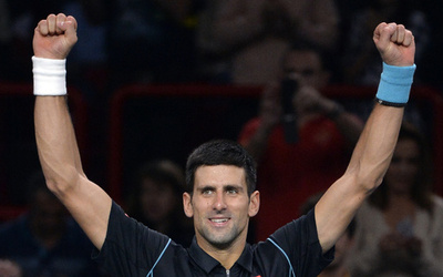 ジョコビッチ、イズナー下し8強 パリ・マスターズ