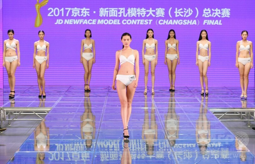 ニューフェイスモデルコンテスト開催 長沙 写真6枚 国際ニュース Afpbb News