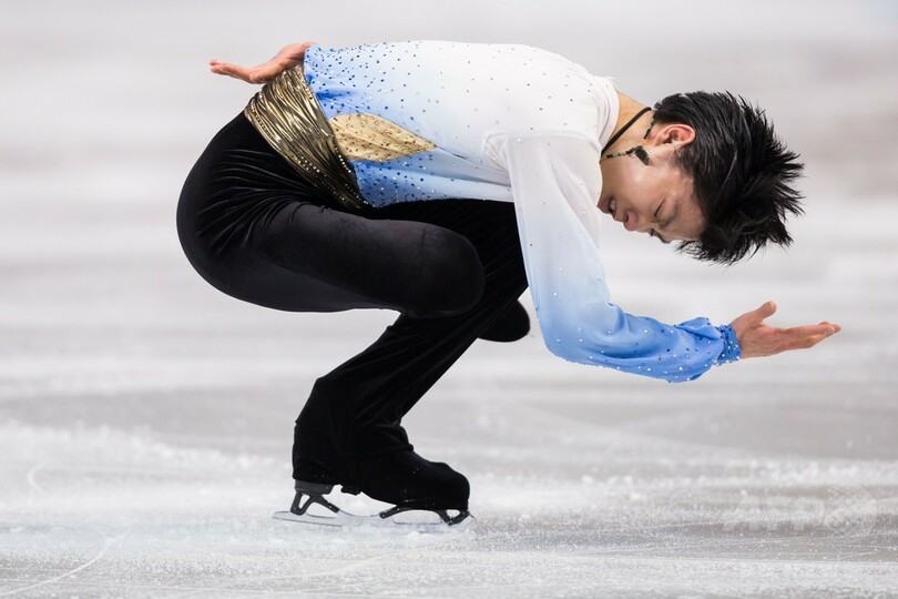 羽生、タイトル奪還に向け会心の演技で首位発進！世界フィギュア