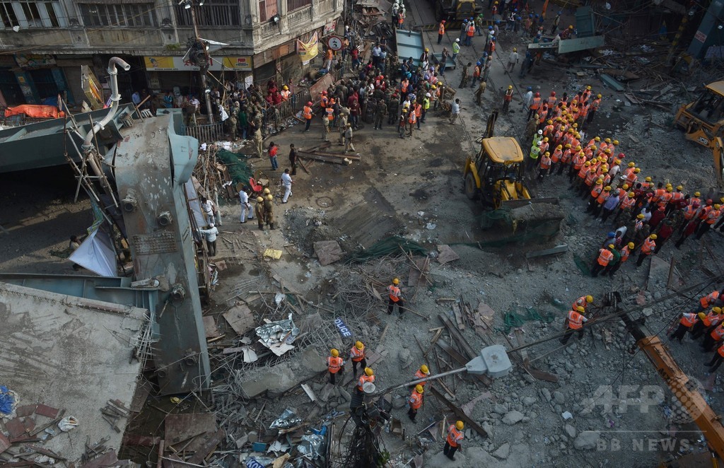 インド高架道路崩落 建設会社の5人を拘束 写真1枚 国際ニュース Afpbb News