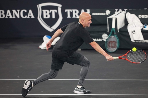 アンドレ・アガシ & シュテフィ・グラフ 直筆サイン入りテニスボール