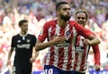 17-18スペイン1部リーグ第6節、セビージャFC対アトレティコ・マドリード。得点を喜ぶアトレティコ・マドリードのヤニック・フェレイラ・カラスコ（2017年9月23日撮影）。(c)AFP/CURTO DE LA TORRE