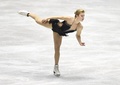世界フィギュアスケート国別対抗戦2015、女子シングル・ショートプログラム。演技に臨むアシュリー・ワグナー（2015年4月16日撮影）。(c)AFP/Toru YAMANAKA
