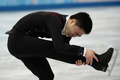 ソチ冬季五輪、フィギュアスケート男子シングル・フリースケーティング（FS）。演技に臨む閻涵（Yan Han、ハン・ヤン、2014年2月14日撮影）。(c)AFP/YURI KADOBNOV