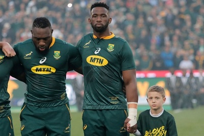 南アがイングランド破る、黒人初の主将コリシがチームをけん引