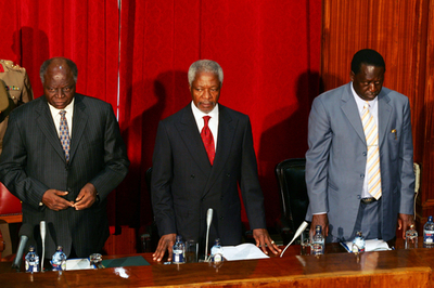 混乱続くケニア、事態解決に向け大統領と野党指導者が公式協議