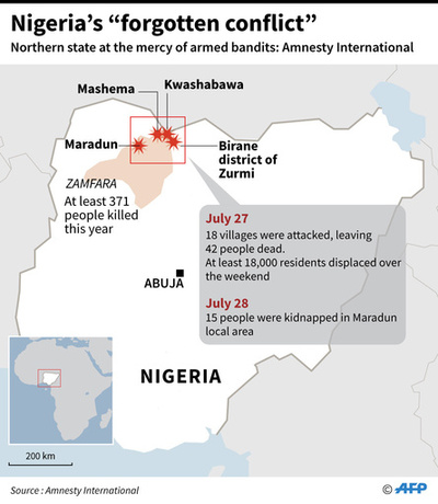 ナイジェリア警察、誘拐や家畜窃盗の取り締まりで「盗賊」104人殺害