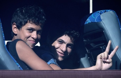 地中海で救助のシリア難民345人、キプロスで下船