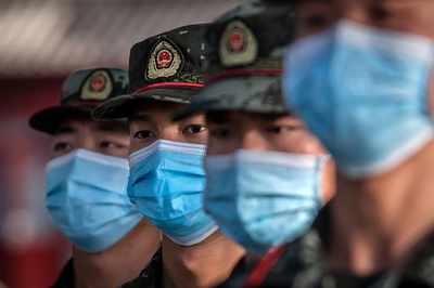 中国、コロナ関連の逮捕者5797人 殺人や移動歴の虚偽など