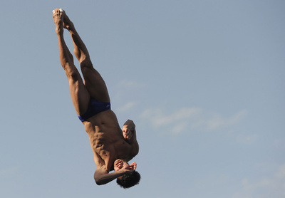 中国の何衝が男子3m板飛び込みで金、第15回世界水泳