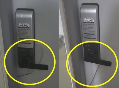 韓国の女性が「ゾッとした」…玄関ドアの隙間から針金侵入、ドアノブを下に引いた