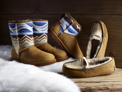 「UGG×ペンドルトン」10/7発売へ、オリジナルパターンに注目