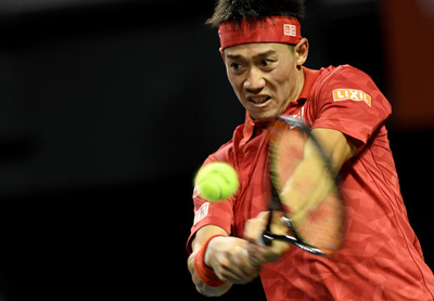 錦織が苦手デルポトロ撃破で4強、次戦はミュラーと激突 スイス・インドア