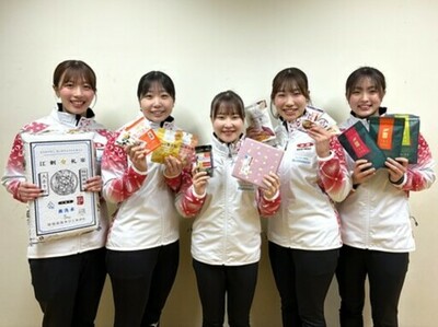 ＪＡ全農がカーリングジュニア日本代表の皆さんを「ニッポンの食」でサポート
