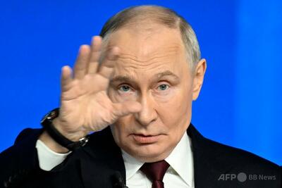 プーチン氏「ロシアが戦争始めたわけではない」、人命喪失の責任ないと主張