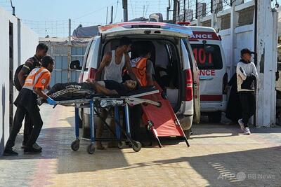 イスラエルの攻撃で支援物資求める93人死亡 民間防衛機関