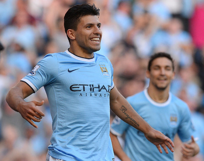 シティのアグエロ、アストン・ビラ戦欠場へ