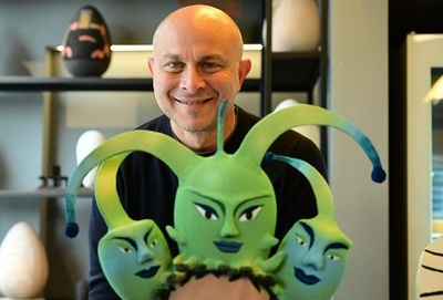 芸術から着想…伊ローマのパティシエが手掛けるイースターエッグ