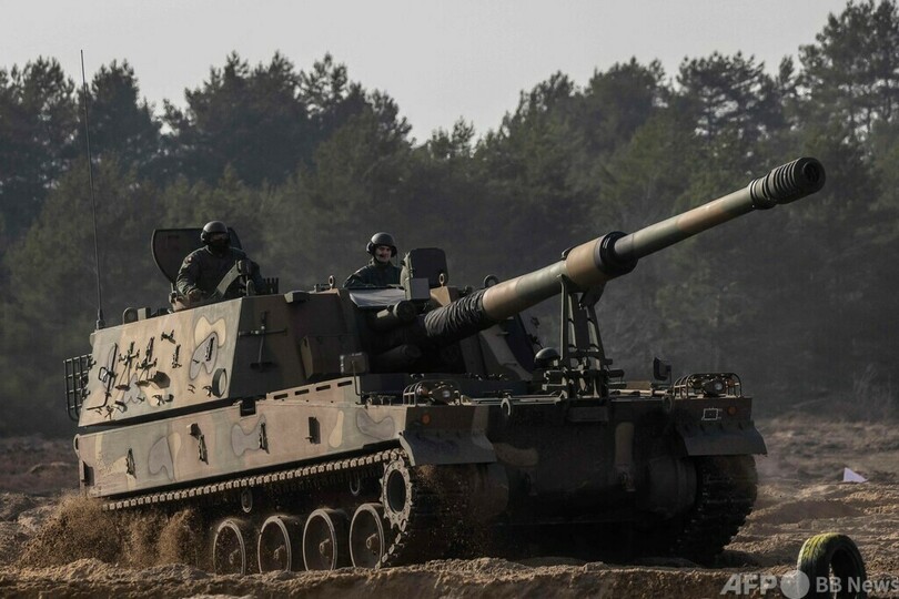 ポーランドが軍事演習、韓国製K9自走砲も投入