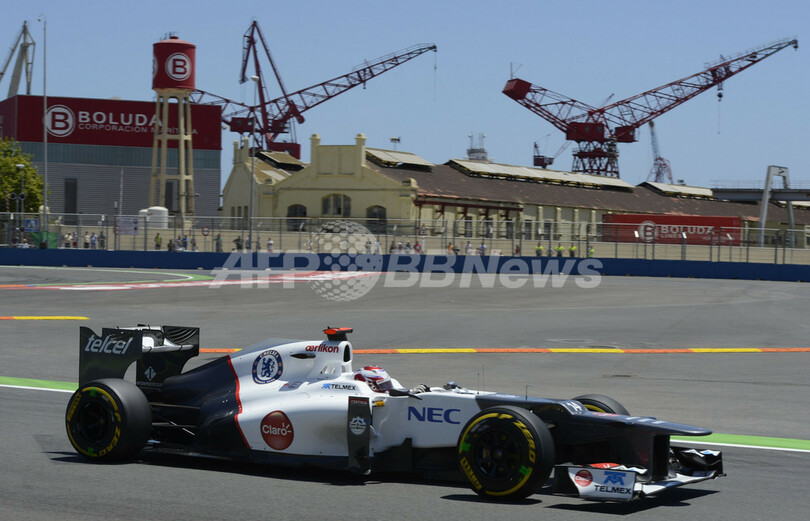 ベッテルがポールポジション獲得、可夢偉は7番手 欧州GP