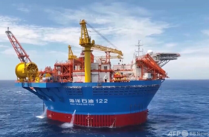 アジア初の円筒型「海上石油・ガス加工工場」とされる「海葵1号」が順調に設置