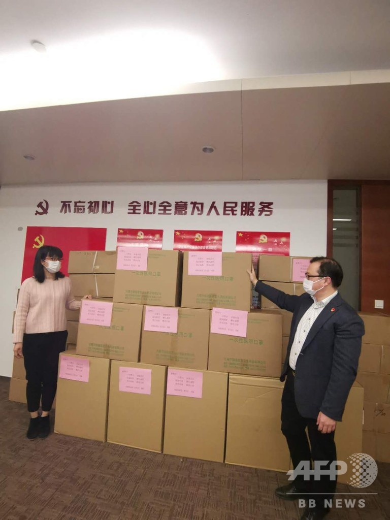 マスク在庫不足 の豊川市へ恩返し 知らせを受け 江蘇省無錫市が5万枚発送 写真3枚 国際ニュース Afpbb News