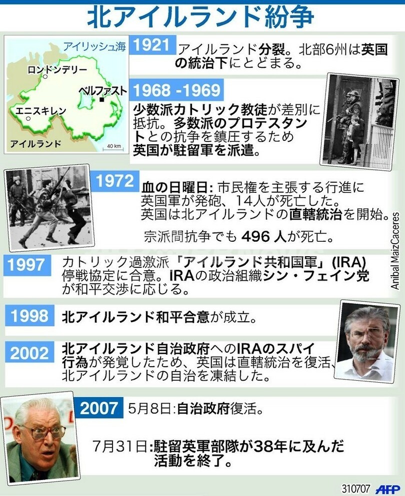 北アイルランド、駐留英軍部隊が38年間に及ぶ活動を終了 写真1枚 国際ニュース：AFPBB News