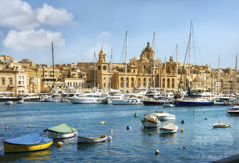 今注目の観光地、地中海の島マルタ 春の日差しを浴びる旅