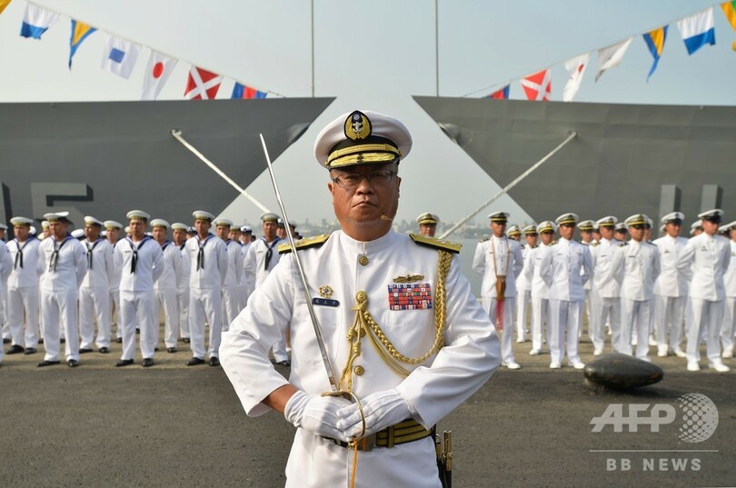 台湾、米から購入のフリゲート艦2隻就役