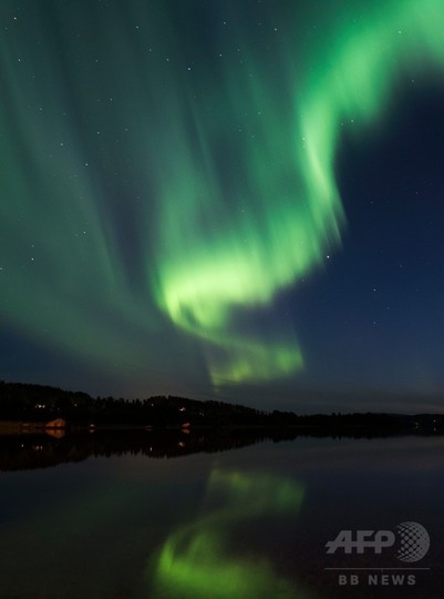 オーロラ輝く神秘の夜空 スウェーデン 写真11枚 国際ニュース Afpbb News