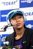 女子テニス、東レ・パンパシフィック・オープンを控え、記者会見に臨む大坂なおみ（2022年9月19日撮影）。(c)Philip FONG / AFP