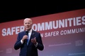 米コネティカット州ウェストハートフォードで開催された会合で演説を行うジョー・バイデン大統領（2023年6月16日撮影）。(c)Brendan Smialowski / AFP