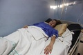 ヨルダン北部ジェラシュで起きた襲撃事件で負傷し、病院で治療を受けるメキシコ人女性（2019年11月6日撮影）。(c)Ahmad ABDO / AFP