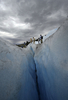 アルゼンチン南部のペリト・モレノ（Perito Moreno）氷河（2008年2月28日撮影）。(c)AFP/Daniel GARCIA