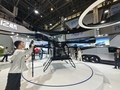 第５回中国国際消費品博覧会低空経済に関する展示エリアの一角（撮影日不明）。(c)Xinhua News