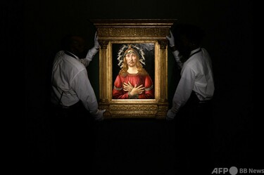 ボッティチェリのキリスト画、52億円で落札 米で競売 写真3枚 国際