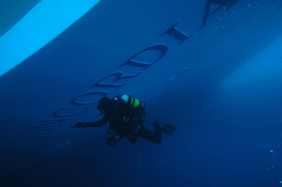 伊客船の救助活動、悪天で一時中断 沈没防止策を検討