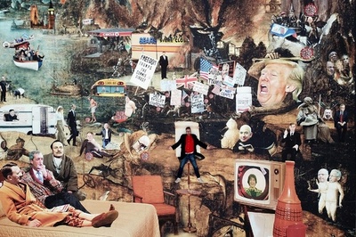 【今日の1枚】テーマは米国のカオス!? 巨大ジグソーパズル