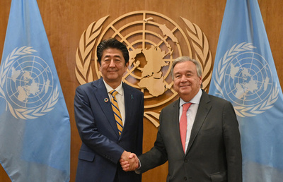 安保理、1分間の黙とう 安倍氏とドスサントス氏追悼