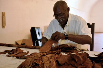 キューバ葉巻職人、長さ70メートルで「自己記録」に挑戦